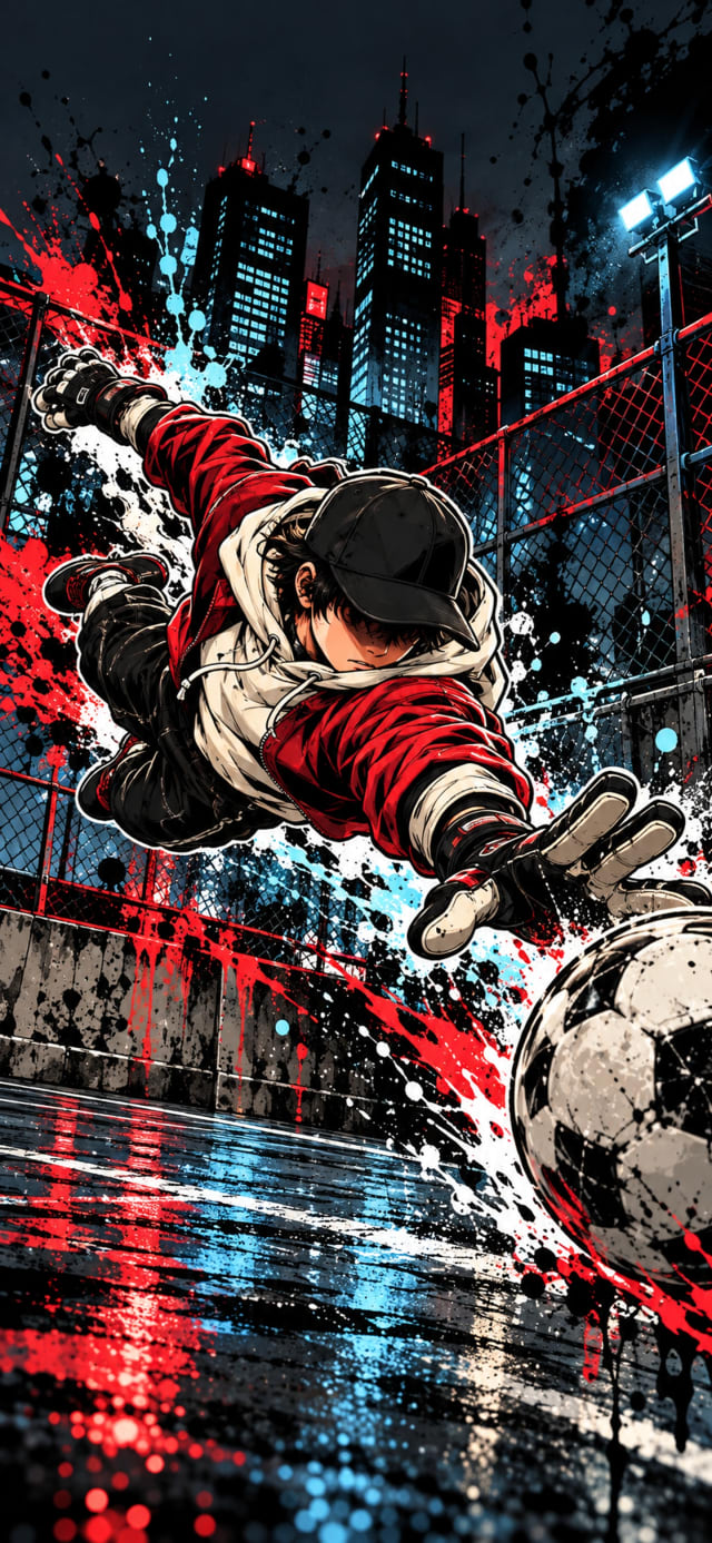 Street Football Keeper wallpaper