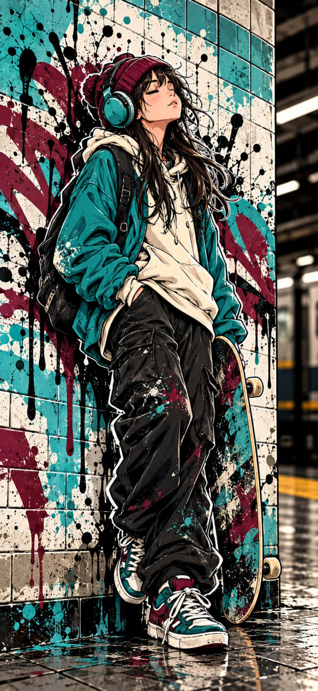 Subway Listener wallpaper