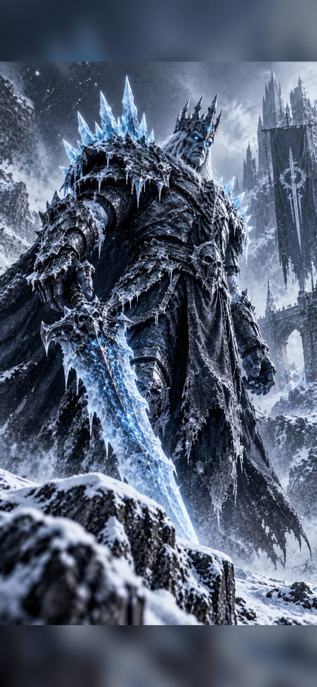Frost Sentinel - 3D Enemy Character Wallpaper wallpaper