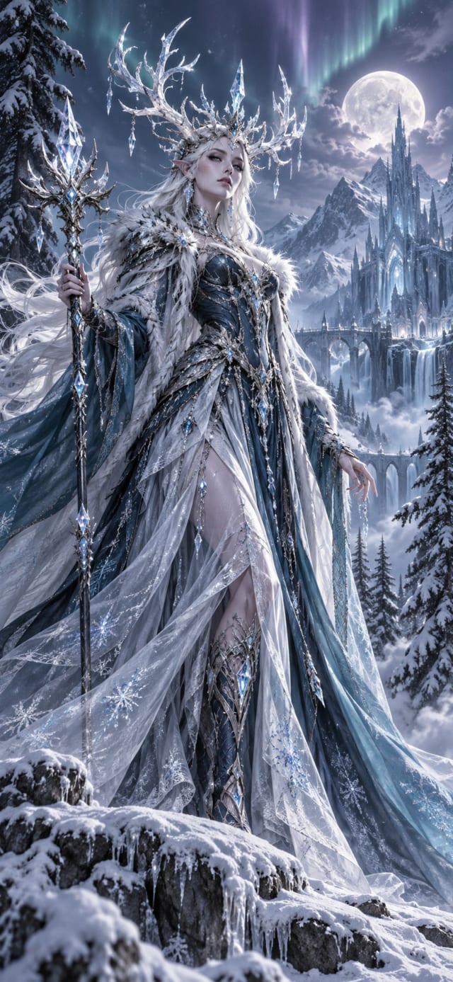 Frost Antler Sovereign — Original Enemy Character Wallpaper wallpaper