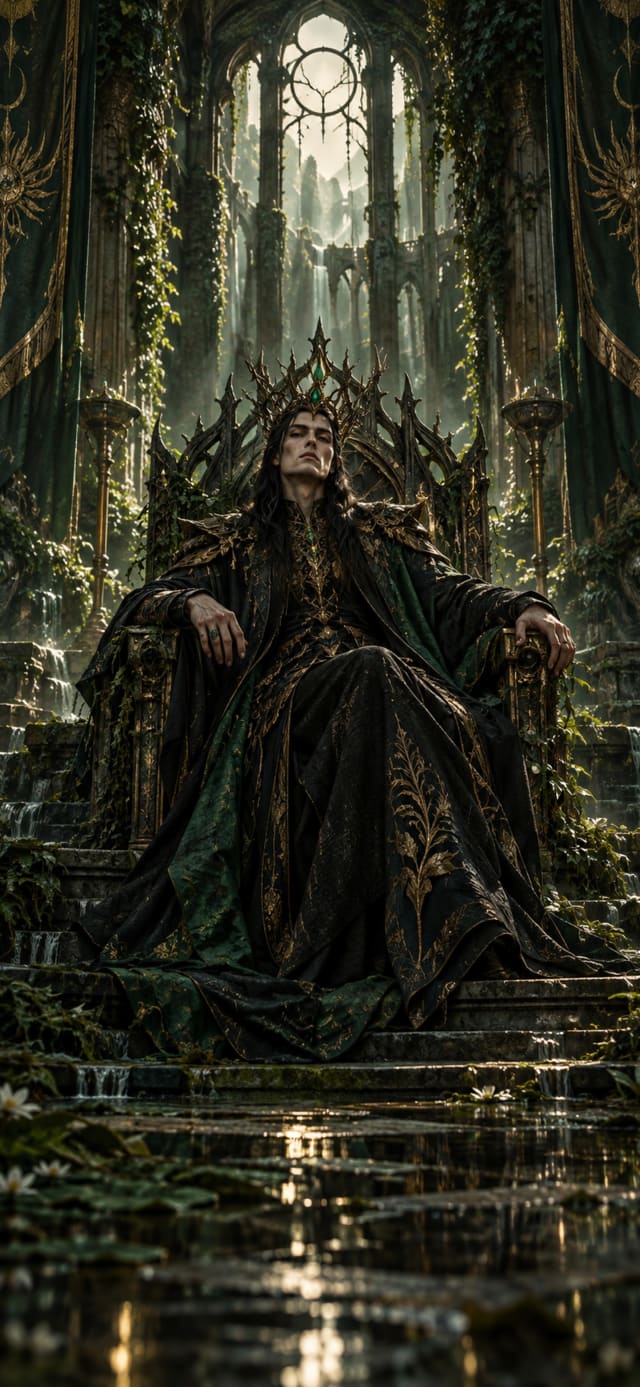 Thorn Crown Regent — Original Enemy Character Wallpaper wallpaper