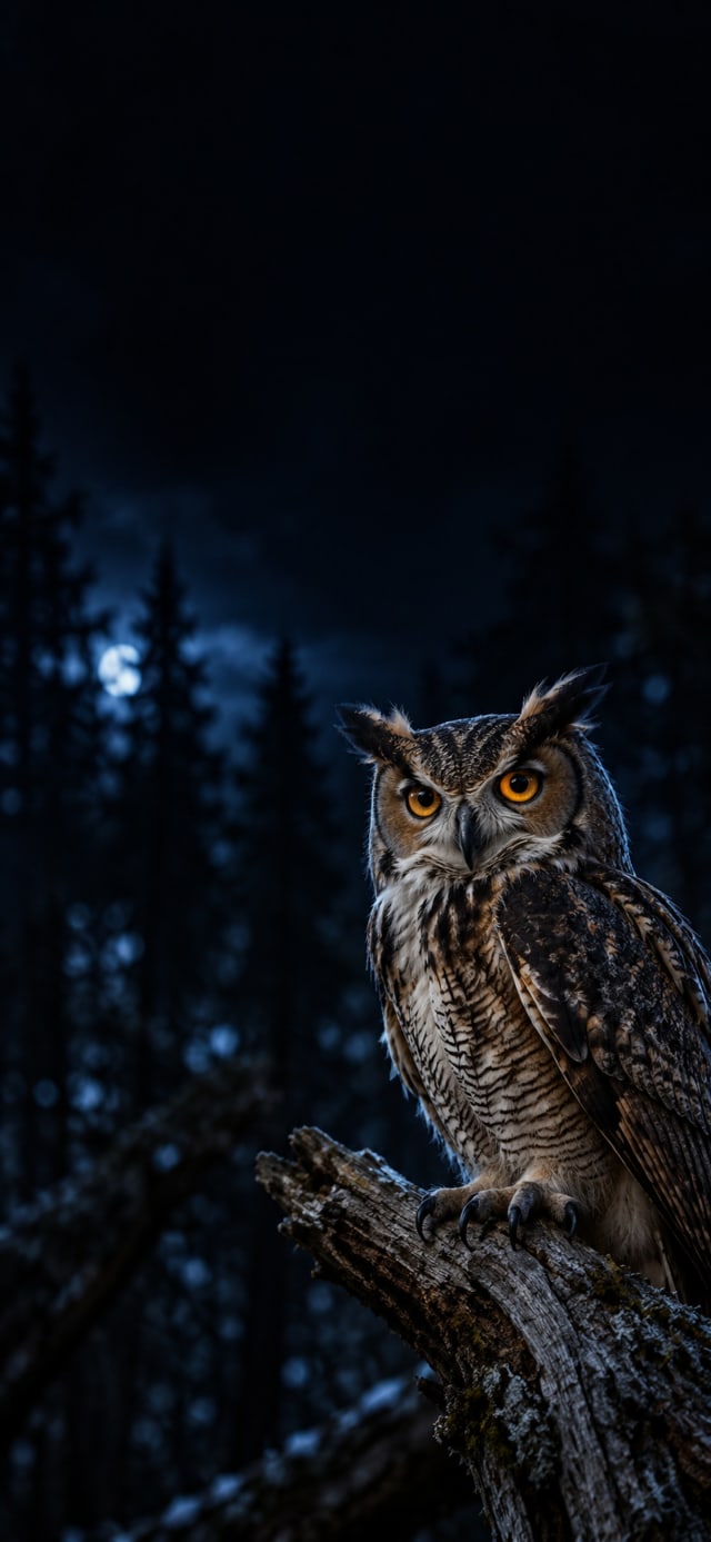 Wolf in the Dark Mist wallpaper