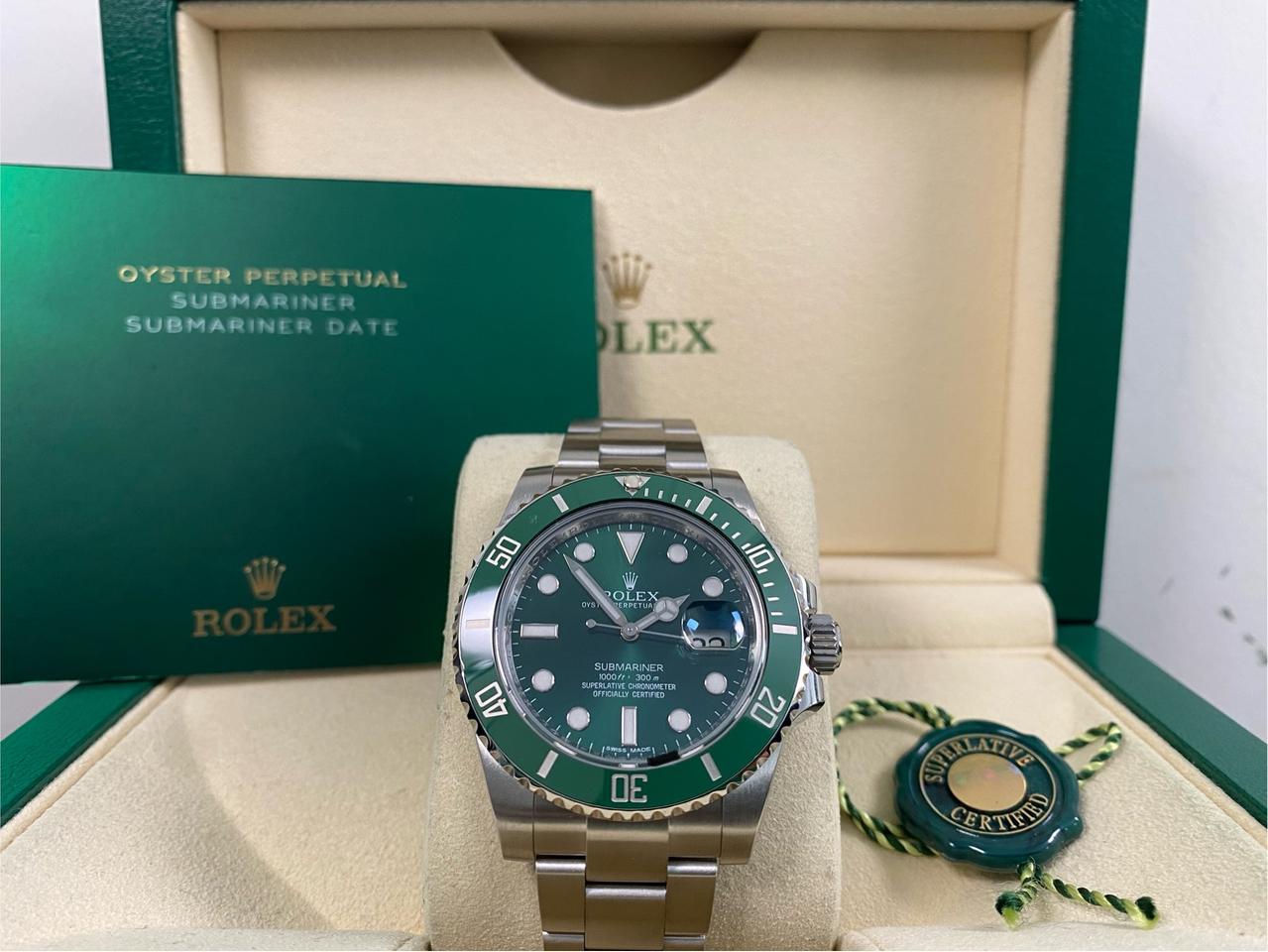 Rolex Submariner Date Like NEW Submariner Date "Hullk" 116610LV Discontinued Model