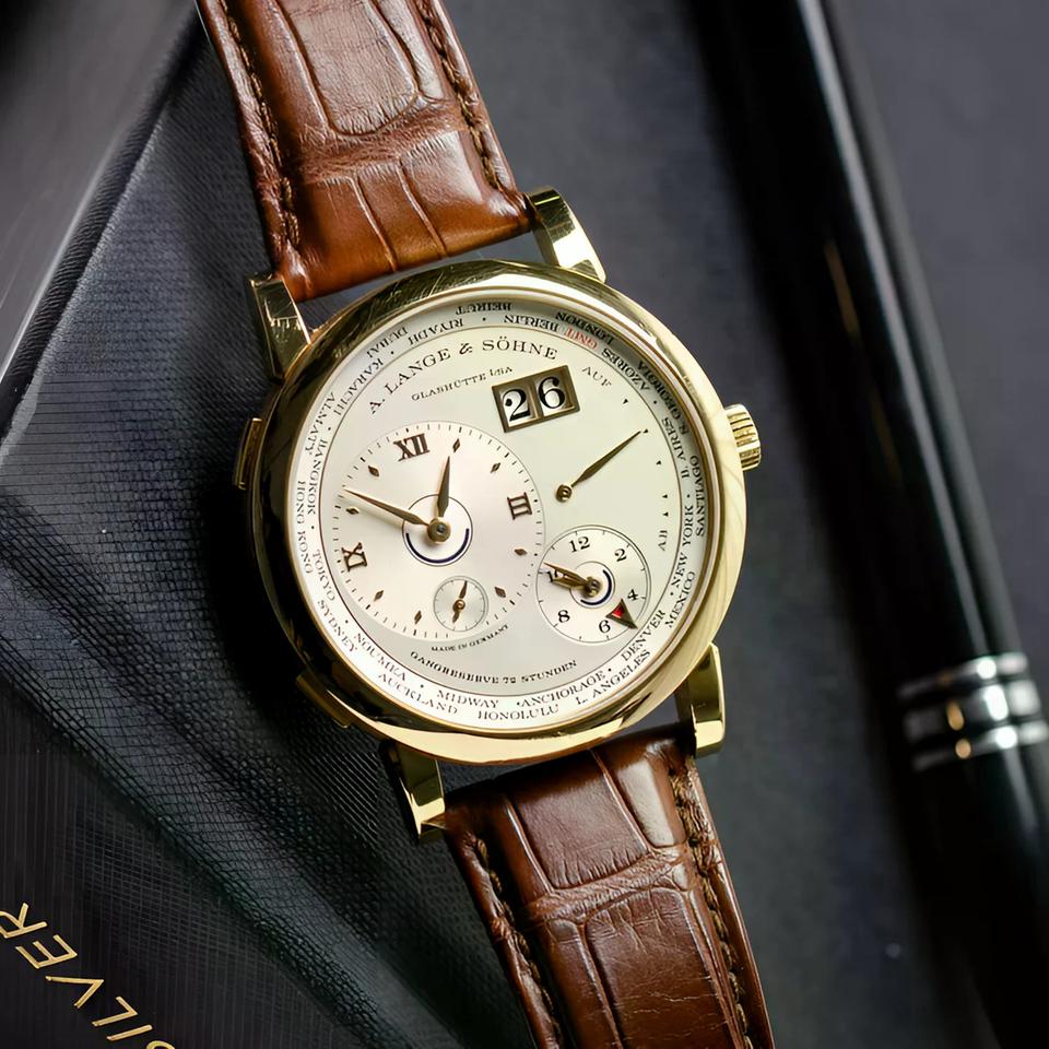 A. Lange &amp; Söhne Lange 1 Time Zone 136.021 limited edition of 100 yellow gold