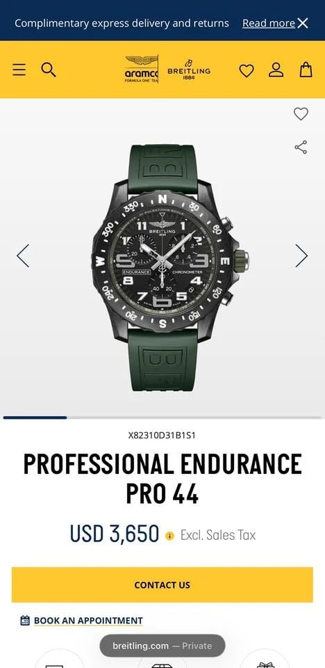 Breitling Endurance Pro Unworn full set box and card brand new. — photo 7