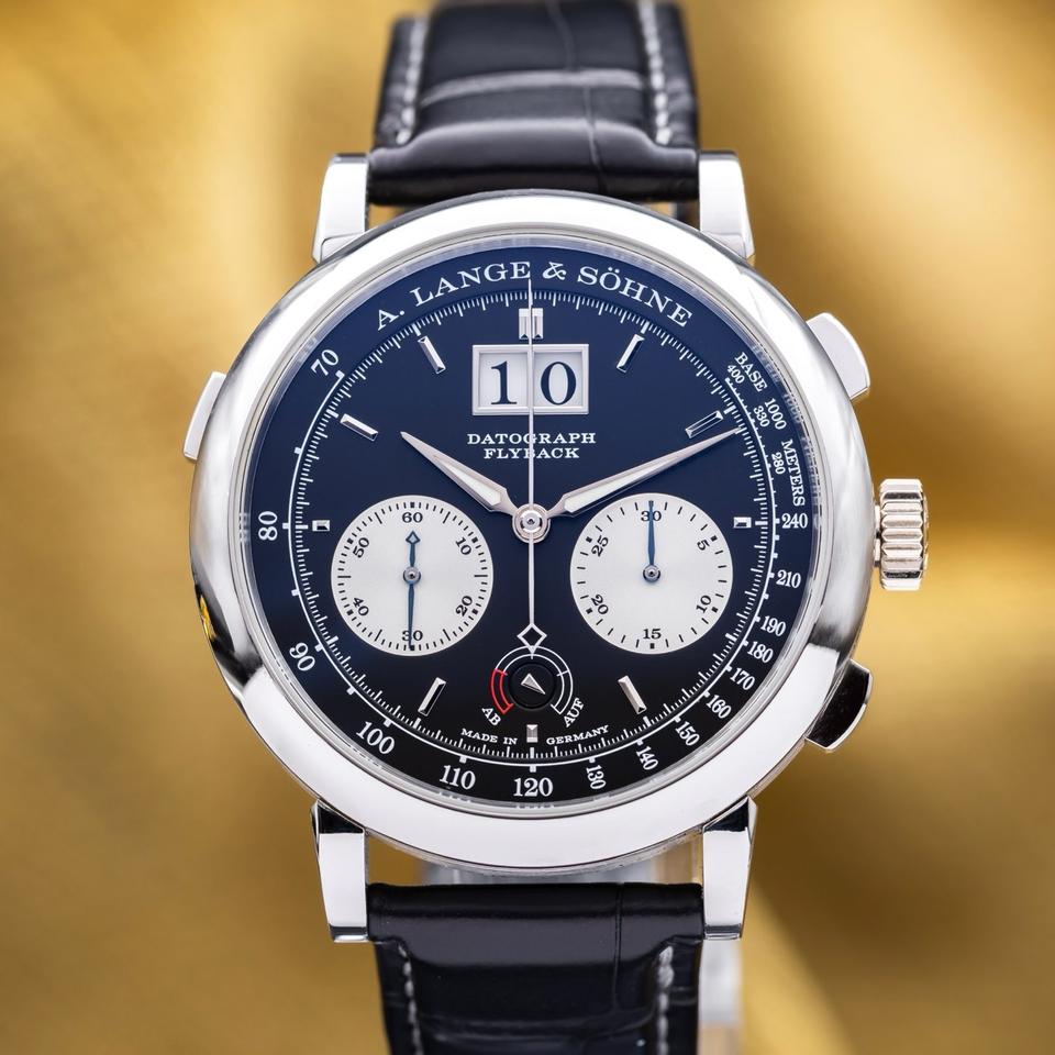 A. Lange &amp; Söhne Datograph Up/Down Platinum 41mm Black Dial 405.035 - Complete Set Complete Set — photo 2
