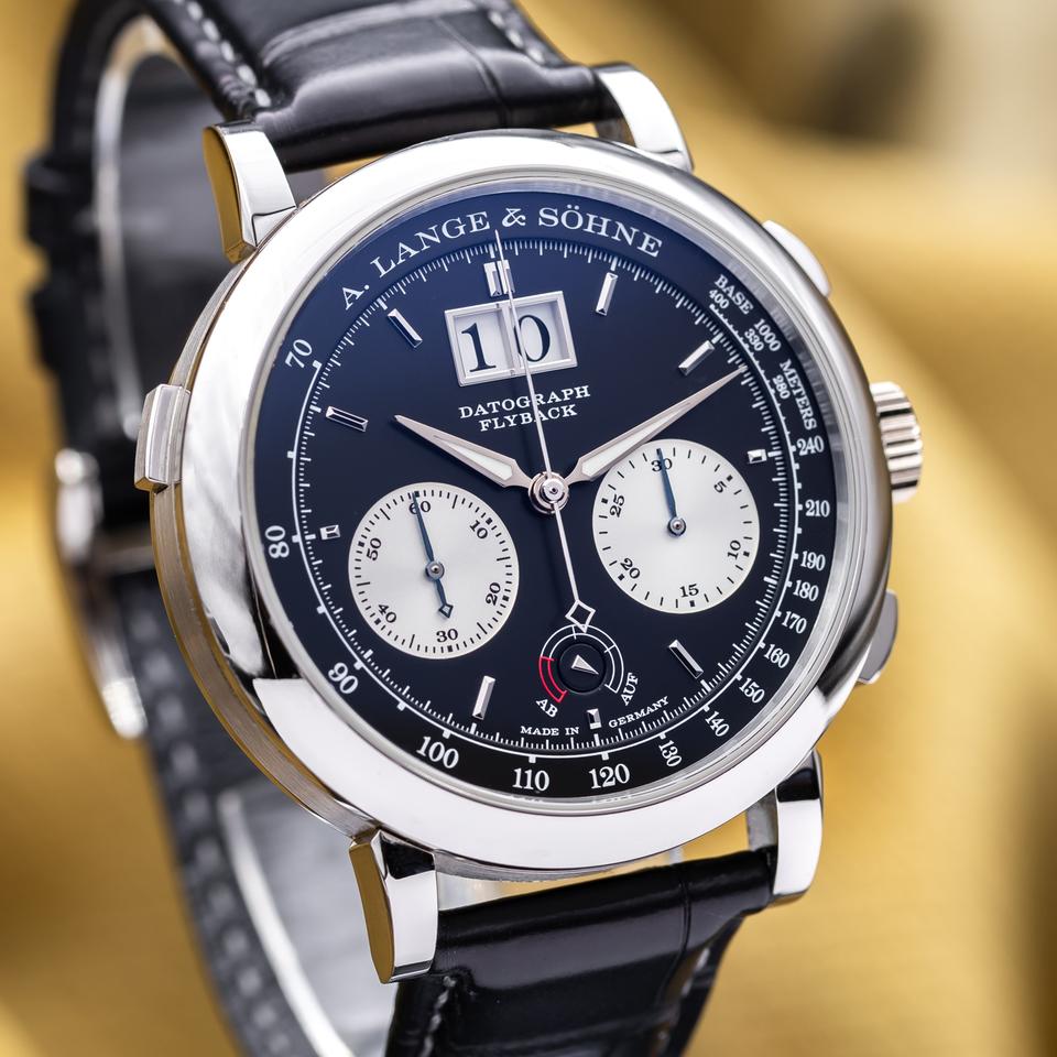 A. Lange &amp; Söhne Datograph Up/Down Platinum 41mm Black Dial 405.035 - Complete Set Complete Set — photo 3