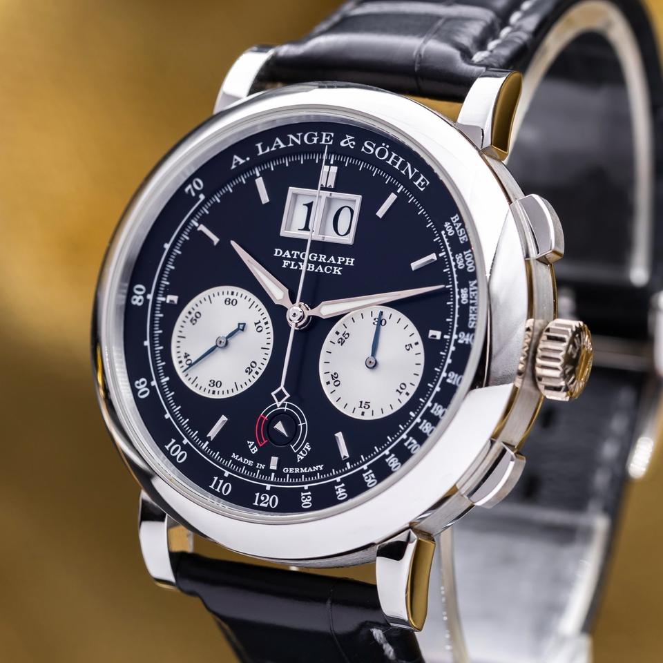 A. Lange &amp; Söhne Datograph Up/Down Platinum 41mm Black Dial 405.035 - Complete Set Complete Set — photo 4
