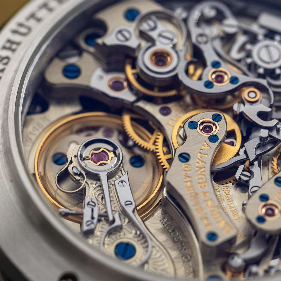 A. Lange &amp; Söhne Datograph Up/Down Platinum 41mm Black Dial 405.035 - Complete Set Complete Set — photo 14