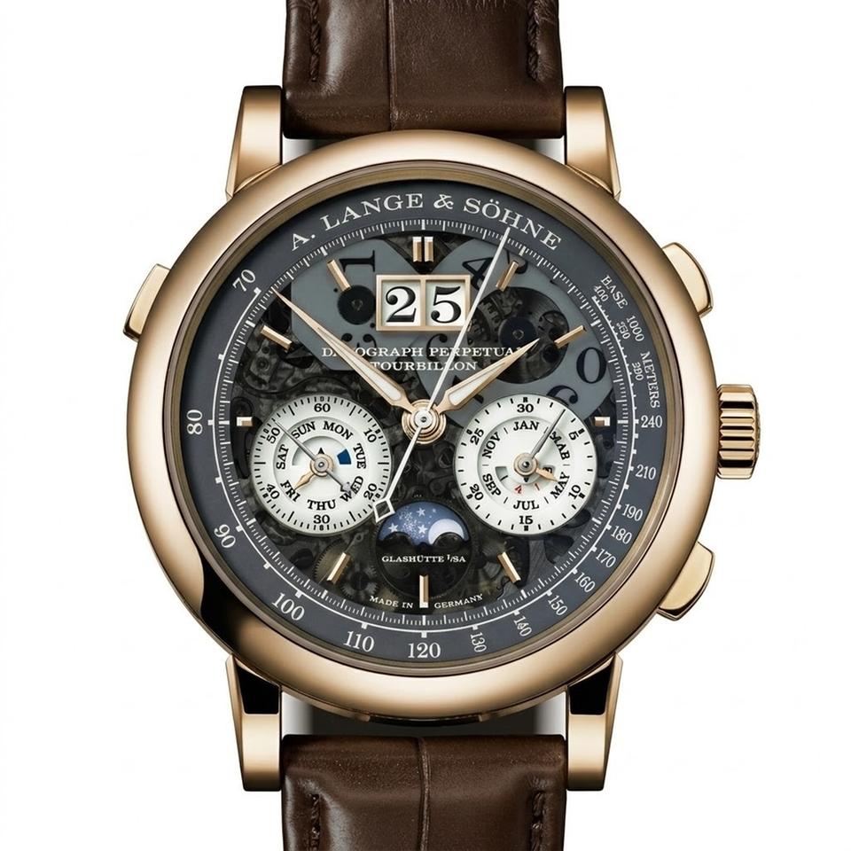 A. Lange &amp; Söhne Datograph NEW RELEASE DATOGRAPH PERPETUAL TOURBILLON HONEYGOLD “Lumen” in 750 HONEYGOLD 41.5mm