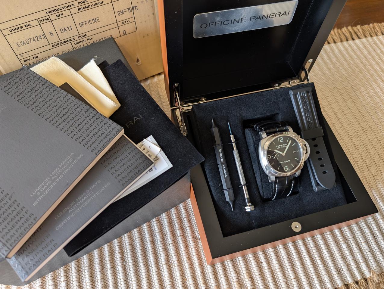 Panerai Luminor Marina 1950 3 Days Automatic PAM312 With Box &amp; Papers — photo 2