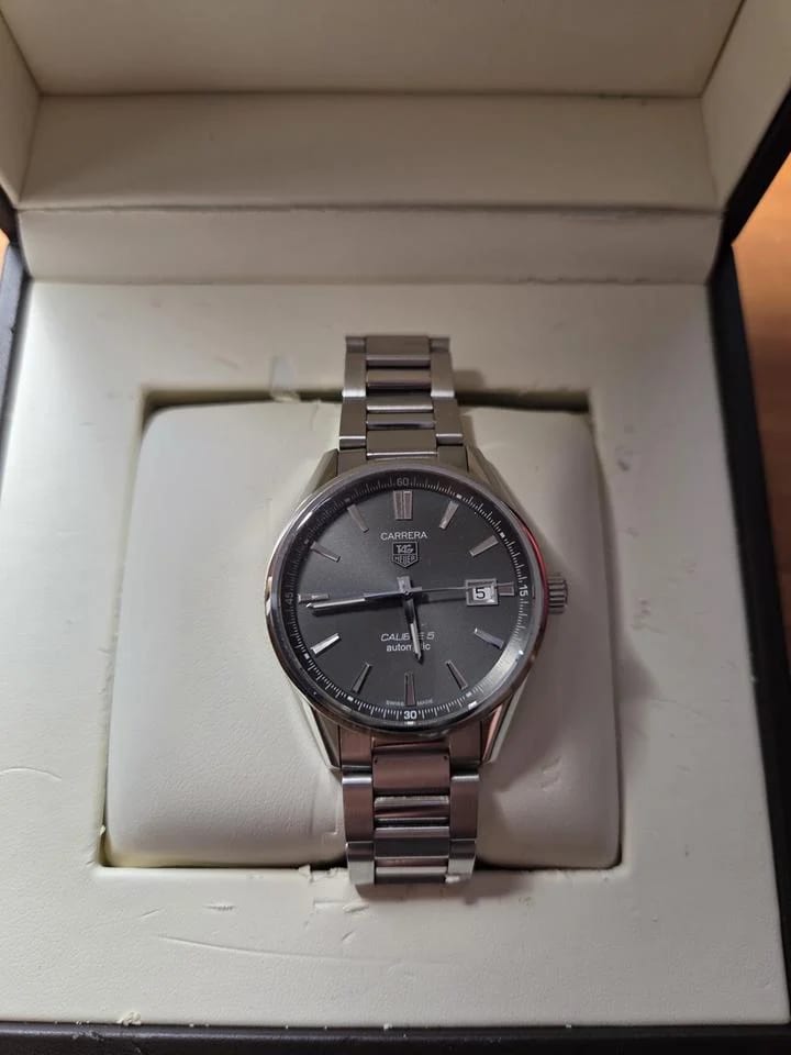 TAG Heuer Carrera Calibre 5 Grey Immaculate condition — photo 6