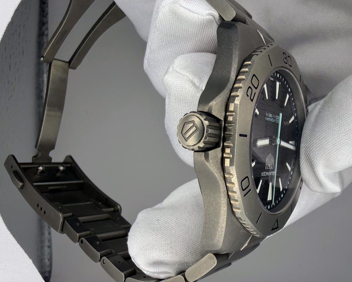 TAG Heuer Aquaracer Professional 200 Solargraph Mint | Nov2025 TAG Aquaracer Solargraph Titanium | Full Set — photo 2