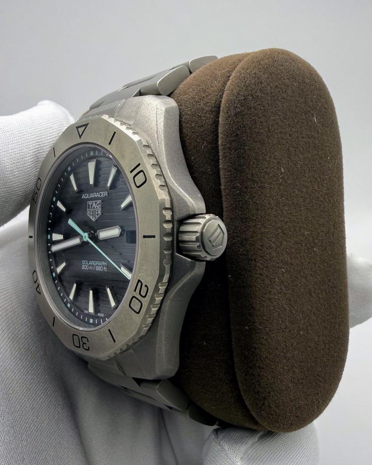 TAG Heuer Aquaracer Professional 200 Solargraph Mint | Nov2025 TAG Aquaracer Solargraph Titanium | Full Set — photo 3