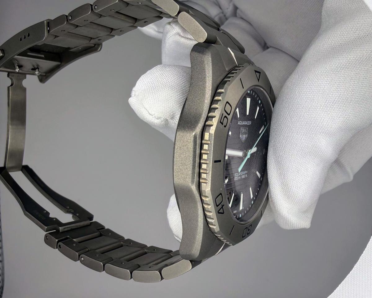 TAG Heuer Aquaracer Professional 200 Solargraph Mint | Nov2025 TAG Aquaracer Solargraph Titanium | Full Set — photo 7