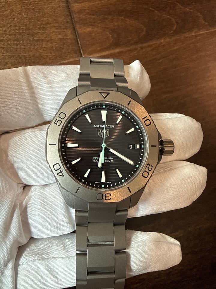 TAG Heuer Aquaracer Professional 200 Solargraph Mint | Nov2025 TAG Aquaracer Solargraph Titanium | Full Set — photo 19