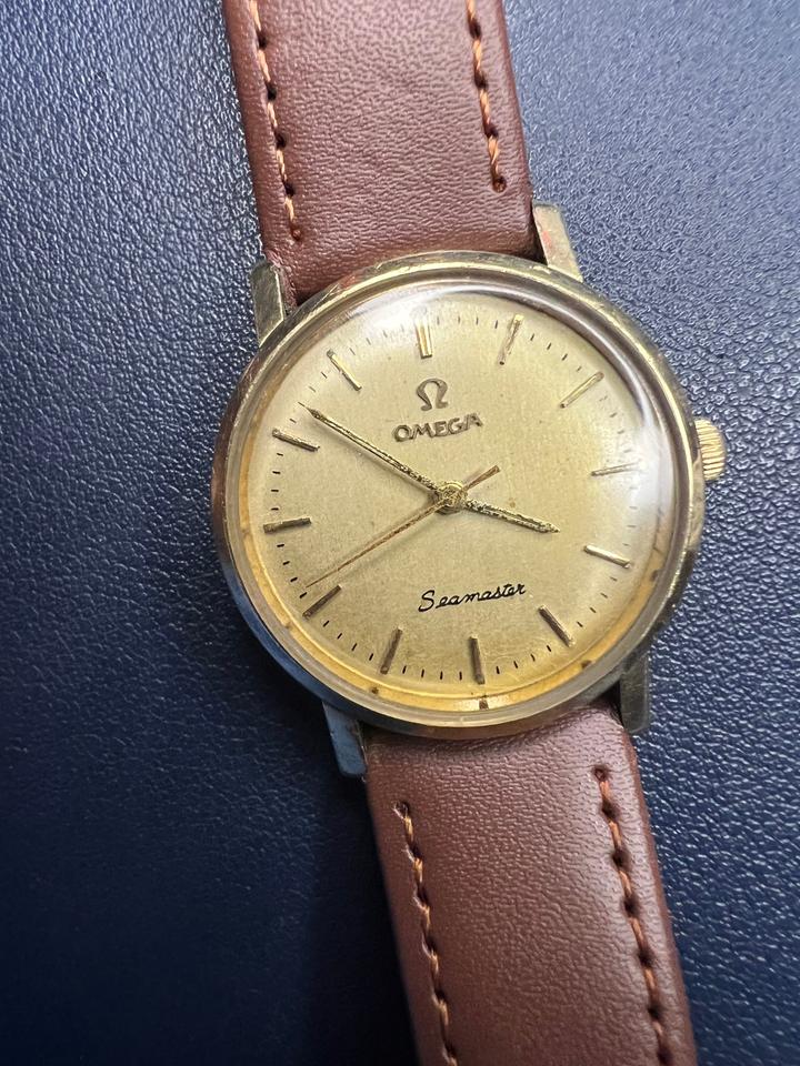 Omega Seamaster 1950s vintage Omega Seamaster 14K GF