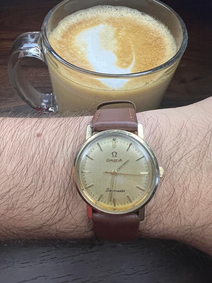 Omega Seamaster 1950s vintage Omega Seamaster 14K GF — photo 3