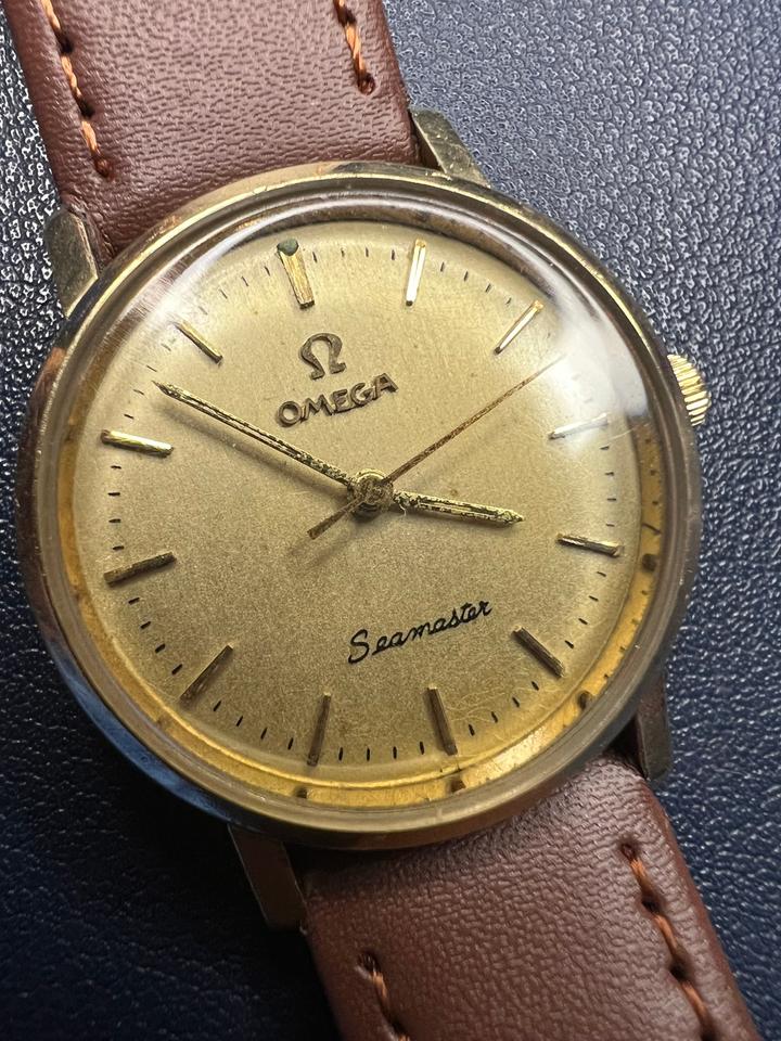 Omega Seamaster 1950s vintage Omega Seamaster 14K GF — photo 4