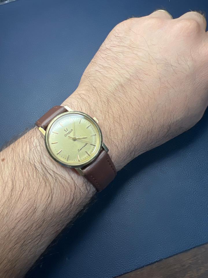 Omega Seamaster 1950s vintage Omega Seamaster 14K GF — photo 6