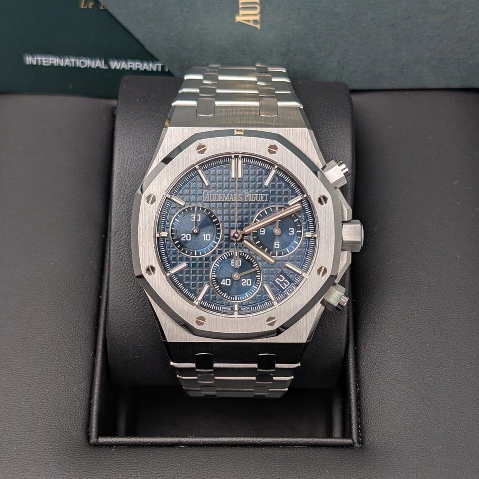 Audemars Piguet Royal Oak Chronograph Blue Dial 41mm 2024 — photo 3