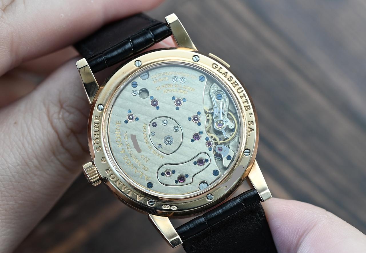 A. Lange &amp; Söhne Lange 1 Rare Example with Blue Hands — photo 2