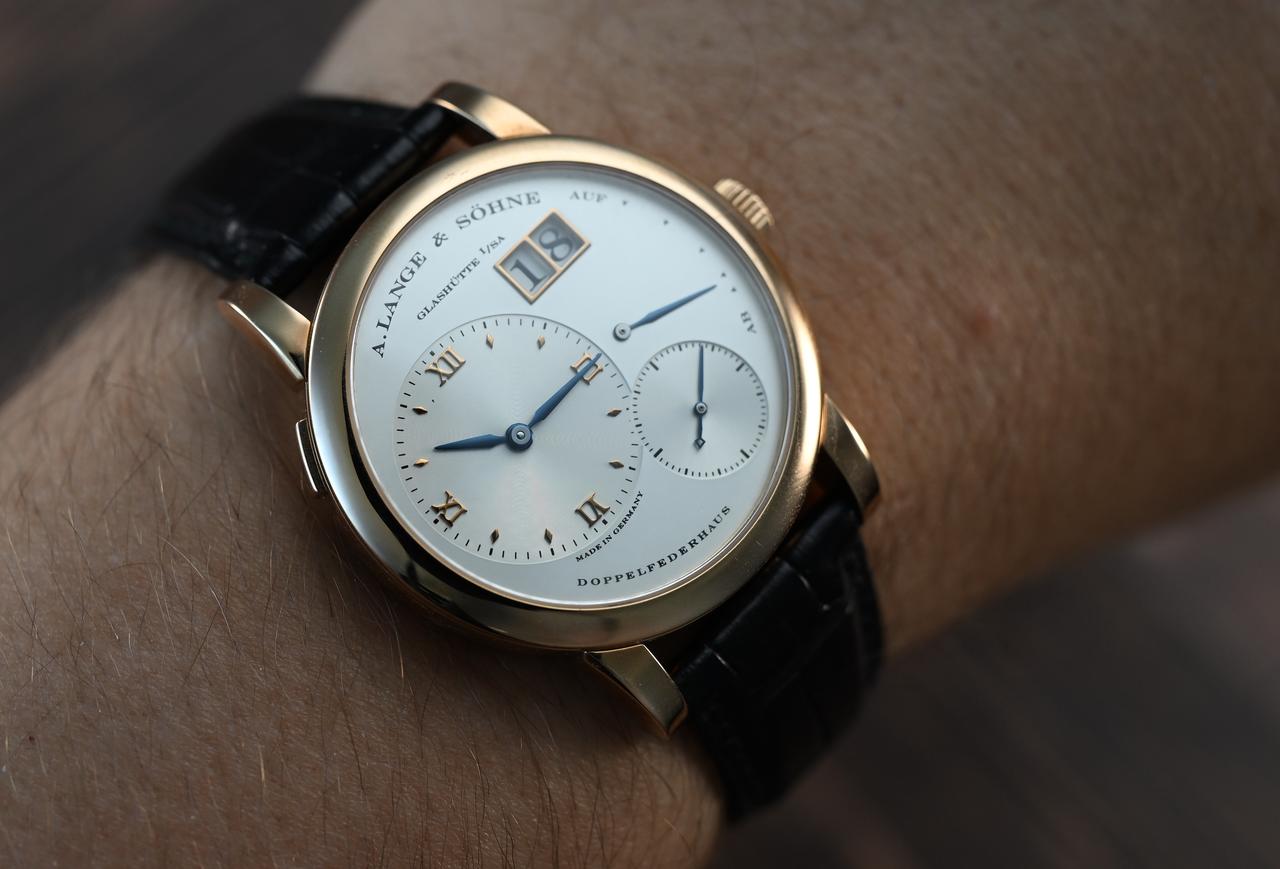 A. Lange &amp; Söhne Lange 1 Rare Example with Blue Hands — photo 3