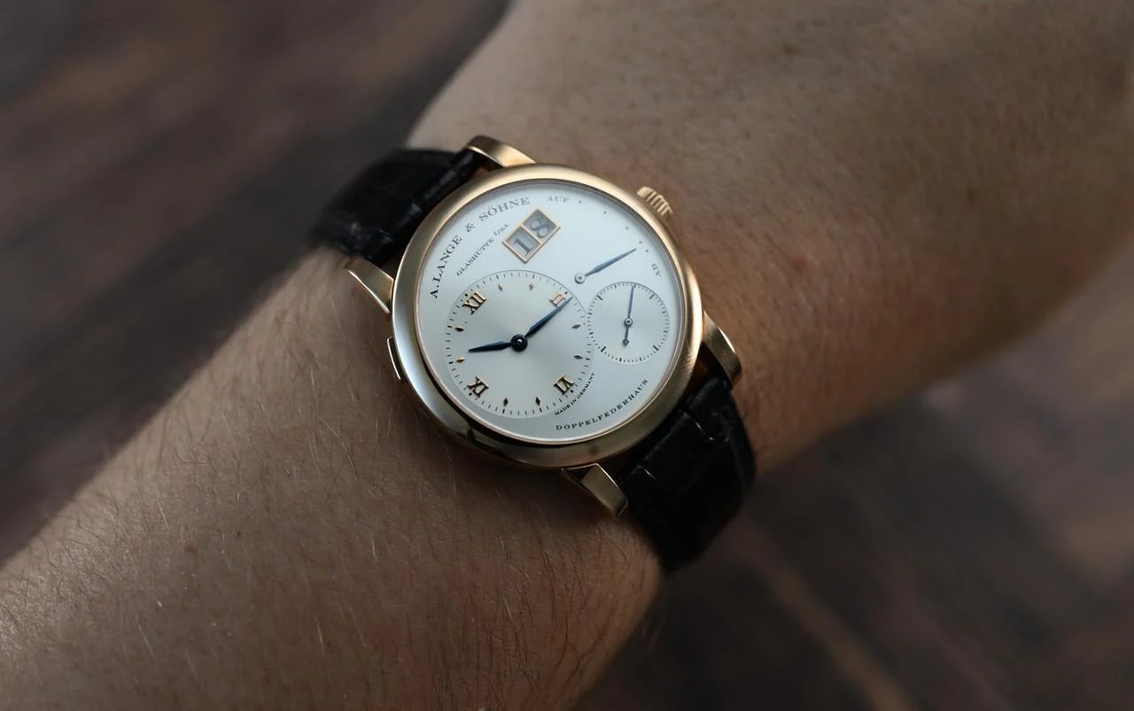 A. Lange &amp; Söhne Lange 1 Rare Example with Blue Hands — photo 5