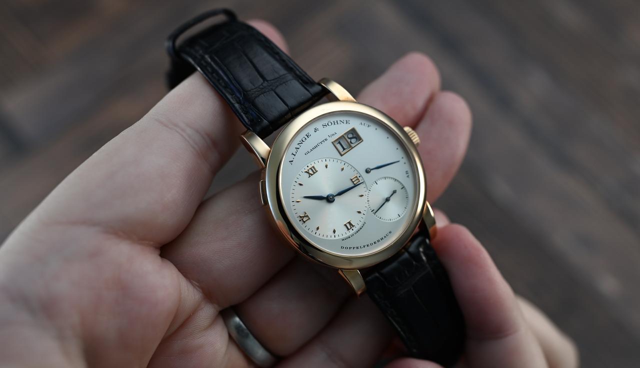 A. Lange &amp; Söhne Lange 1 Rare Example with Blue Hands — photo 6