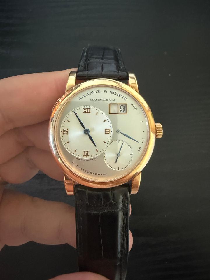 A. Lange &amp; Söhne Lange 1 Rare Example with Blue Hands — photo 7