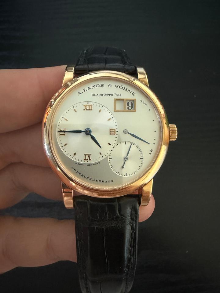 A. Lange &amp; Söhne Lange 1 Rare Example with Blue Hands — photo 8