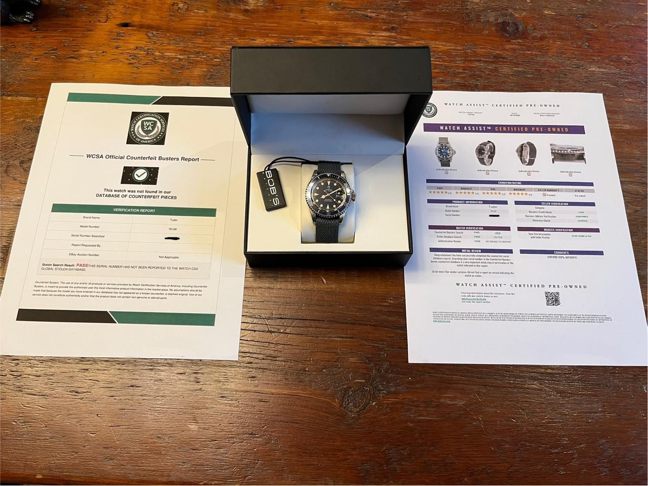 Tudor Submariner 76100 Blue “Lollipop” — photo 9