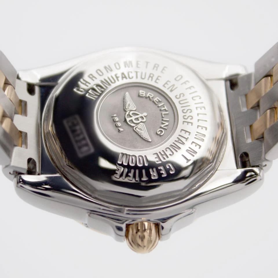 Breitling Galactic 32 C71356 32mm 18k Rose Gold/Steel Original Diamond Bezel MOP Dial .B — photo 6