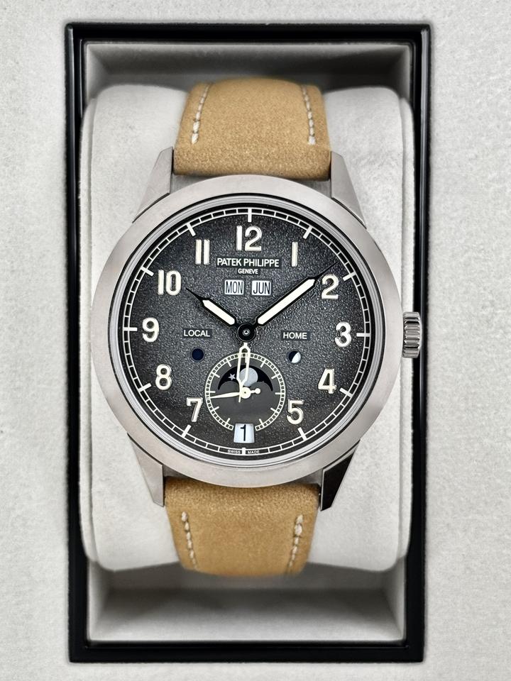 Patek Philippe Annual Calendar Travel Time NEW 2026 Annual Calendar Travel Time Compilations 42mm 5326G White Gold Grey Dial