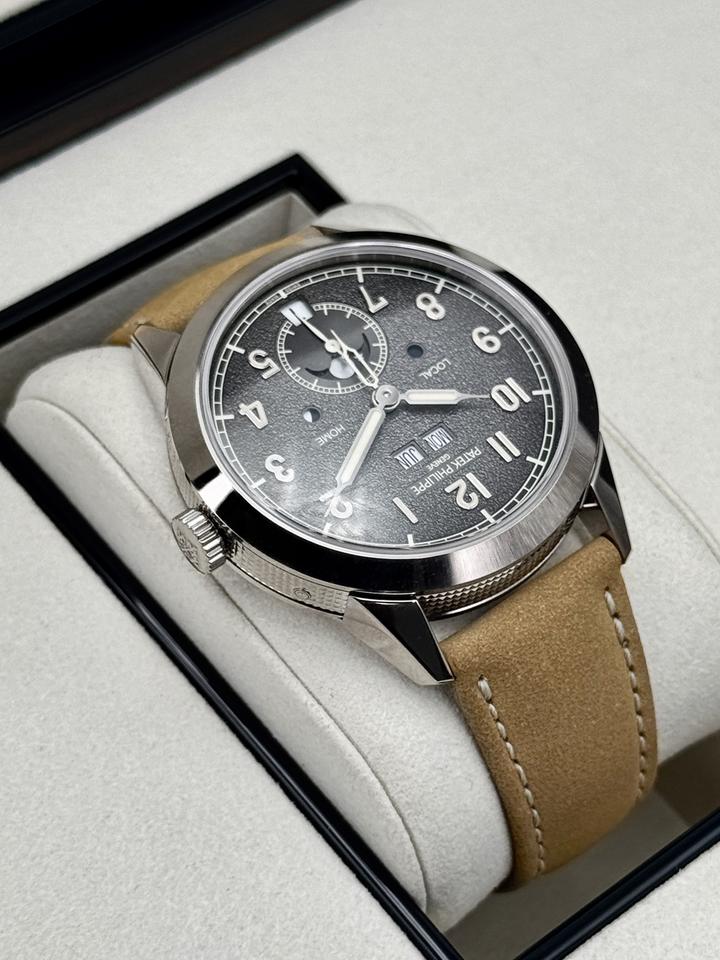 Patek Philippe Annual Calendar Travel Time NEW 2026 Annual Calendar Travel Time Compilations 42mm 5326G White Gold Grey Dial — photo 8