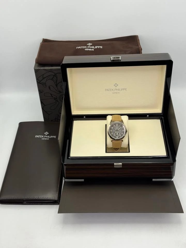 Patek Philippe Annual Calendar Travel Time NEW 2026 Annual Calendar Travel Time Compilations 42mm 5326G White Gold Grey Dial — photo 11