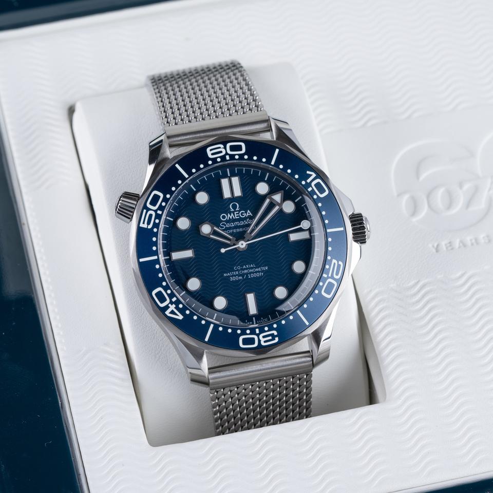 Omega Seamaster Diver 300 M NEW 2026 Seamaster James Bond 007 60th Anniversary Edition 210.30.42.20.03.002