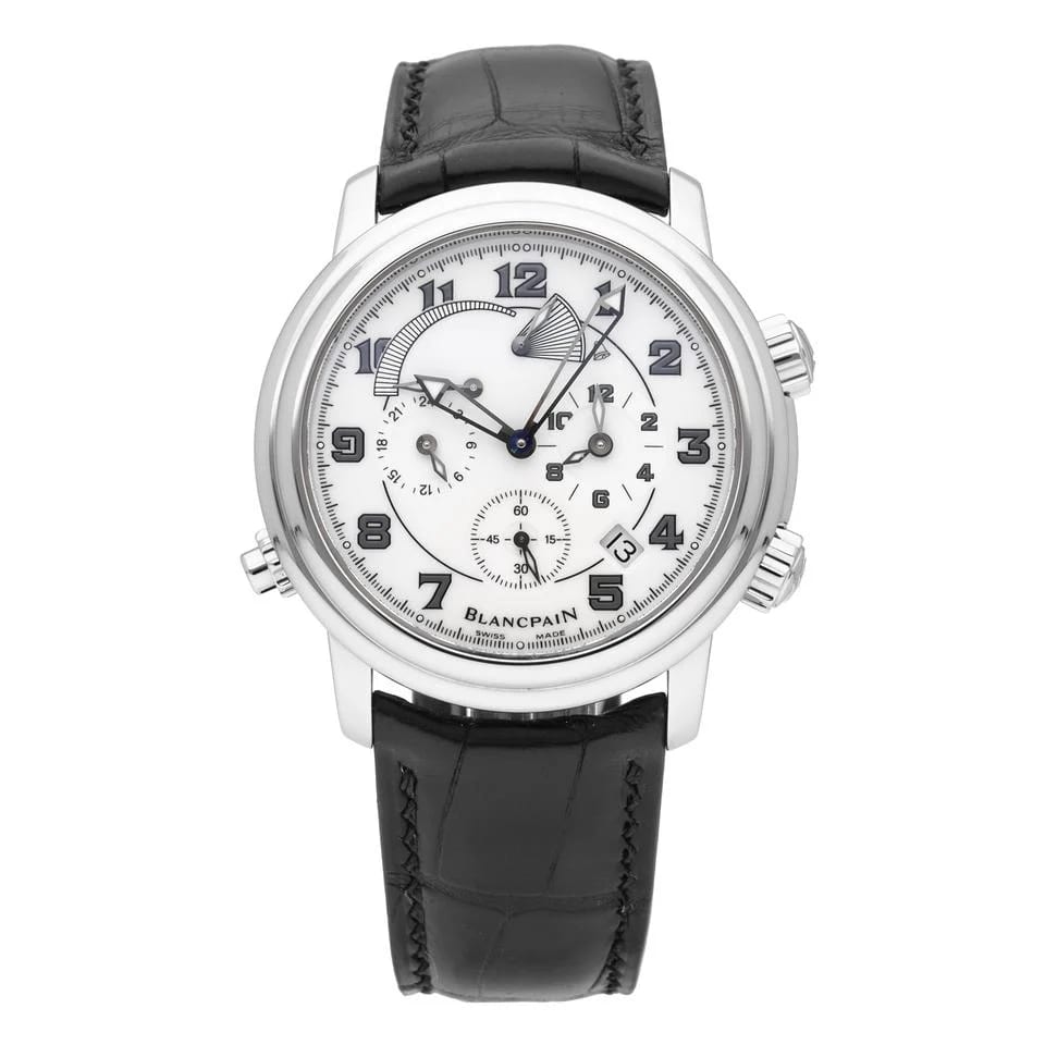 Blancpain Léman Réveil GMT Alarm 40mm Automatic Men's Watch 2041-1127M-53B