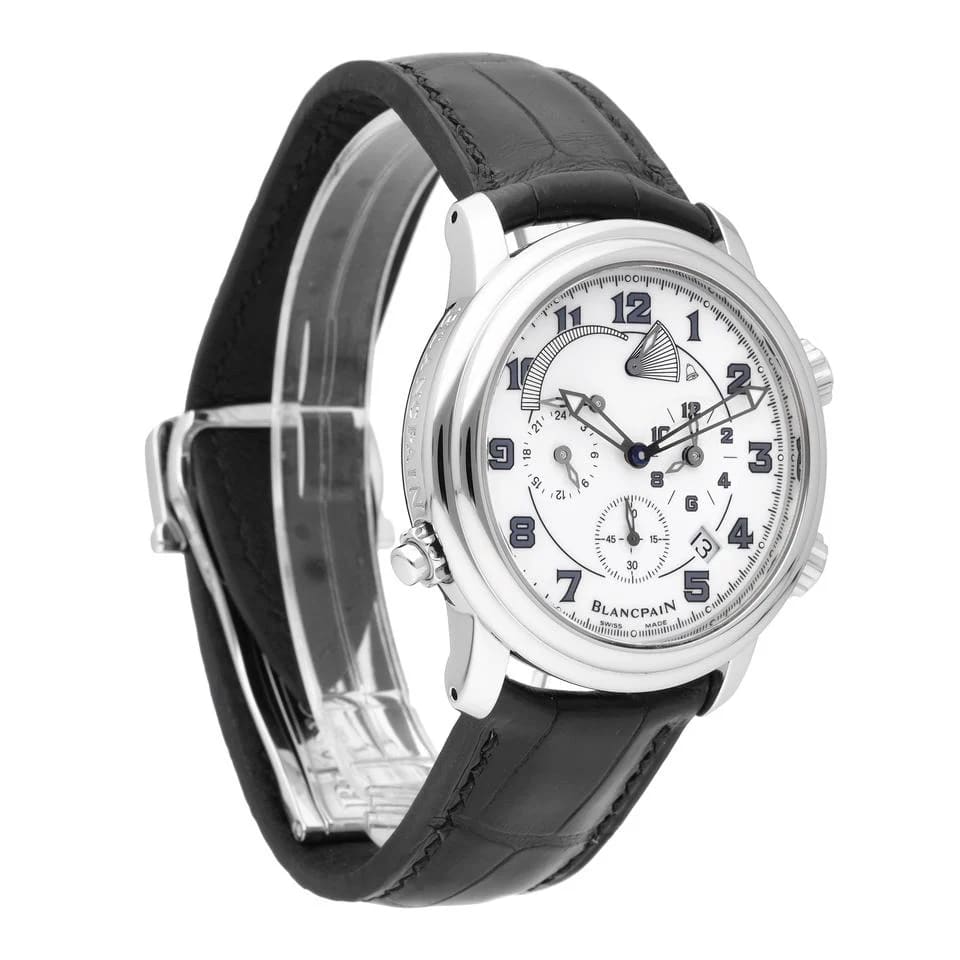 Blancpain Léman Réveil GMT Alarm 40mm Automatic Men's Watch 2041-1127M-53B — photo 5
