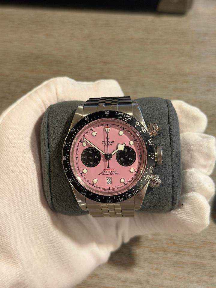 Tudor Black Bay Chrono Pink 2024 Pink Dial. Full Set. Exellent Condition