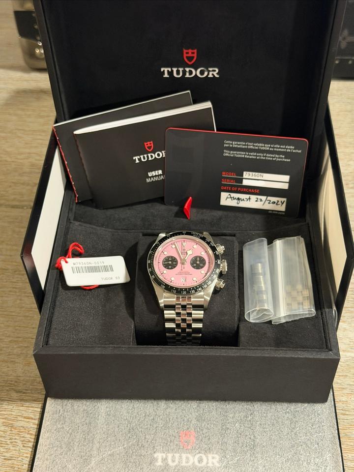 Tudor Black Bay Chrono Pink 2024 Pink Dial. Full Set. Exellent Condition — photo 2
