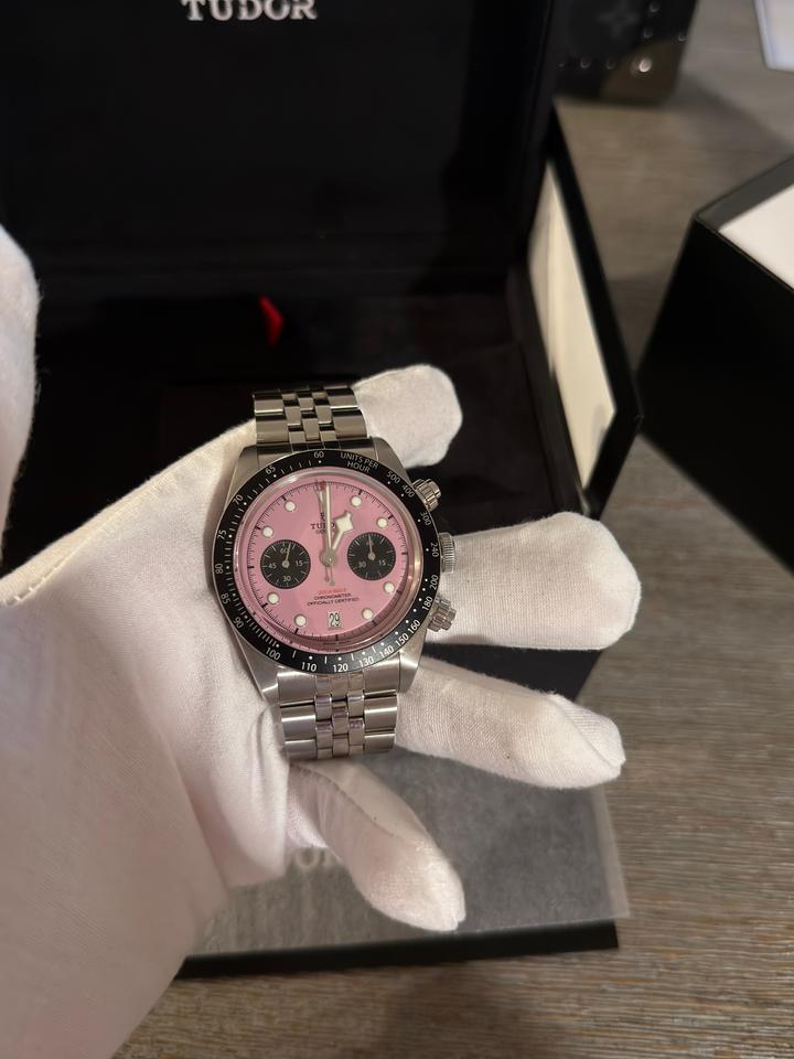 Tudor Black Bay Chrono Pink 2024 Pink Dial. Full Set. Exellent Condition — photo 3