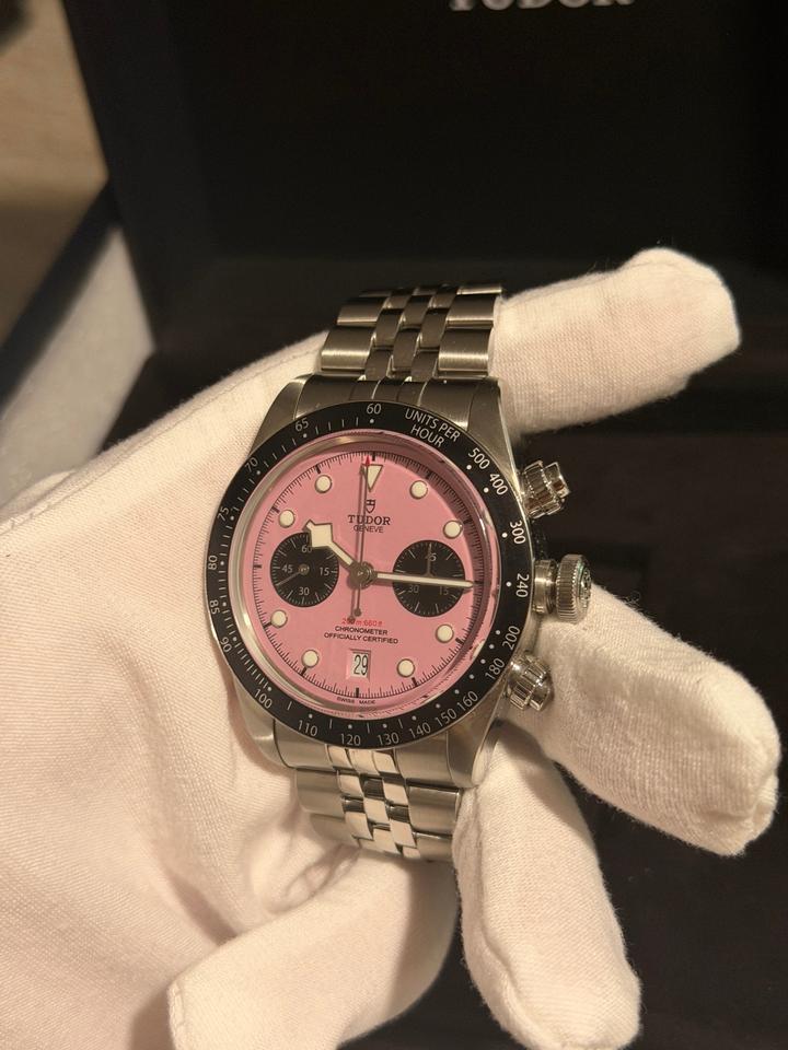 Tudor Black Bay Chrono Pink 2024 Pink Dial. Full Set. Exellent Condition — photo 13