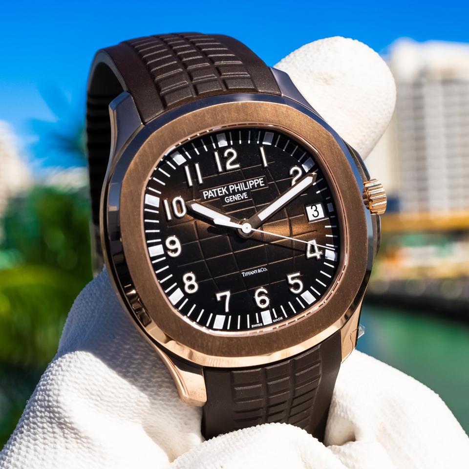 Patek Philippe Aquanaut 2018 Patek 5167R Tiffany &amp; Co Stamped Aquanaut 40mm — photo 2