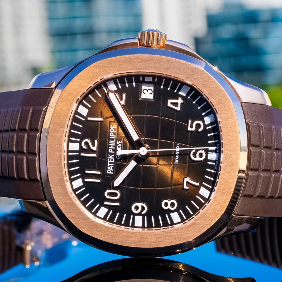 Patek Philippe Aquanaut 2018 Patek 5167R Tiffany &amp; Co Stamped Aquanaut 40mm — photo 4