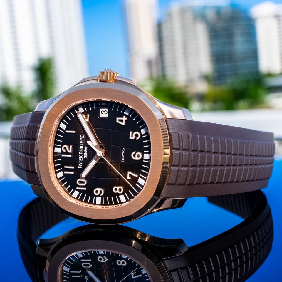 Patek Philippe Aquanaut 2018 Patek 5167R Tiffany &amp; Co Stamped Aquanaut 40mm — photo 5