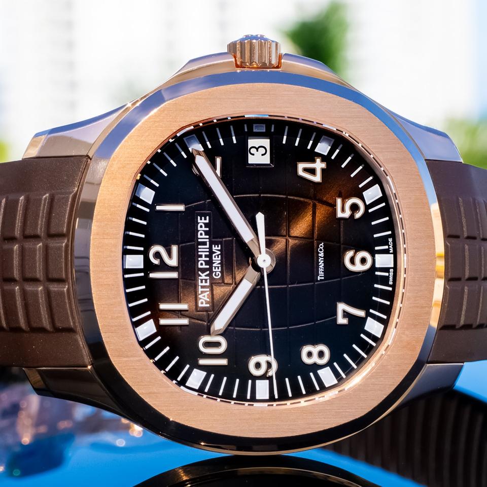Patek Philippe Aquanaut 2018 Patek 5167R Tiffany &amp; Co Stamped Aquanaut 40mm — photo 6