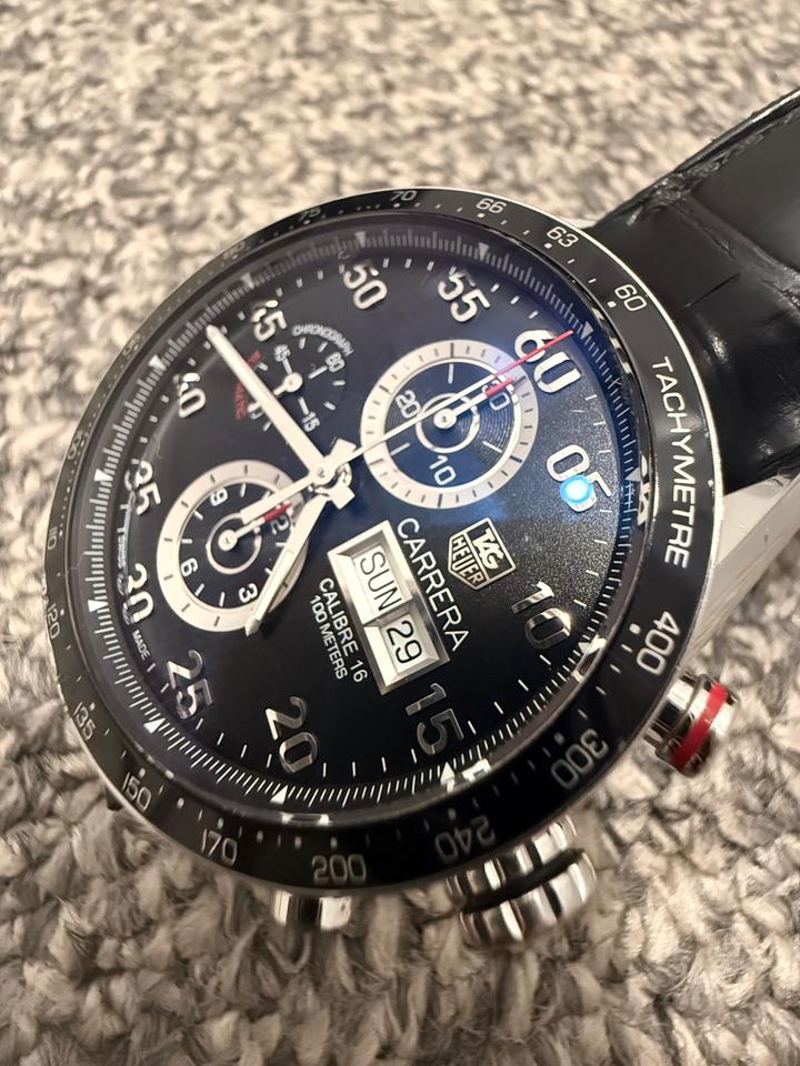 TAG Heuer Carrera Calibre 16 Includes original boxes original leather strap — photo 8