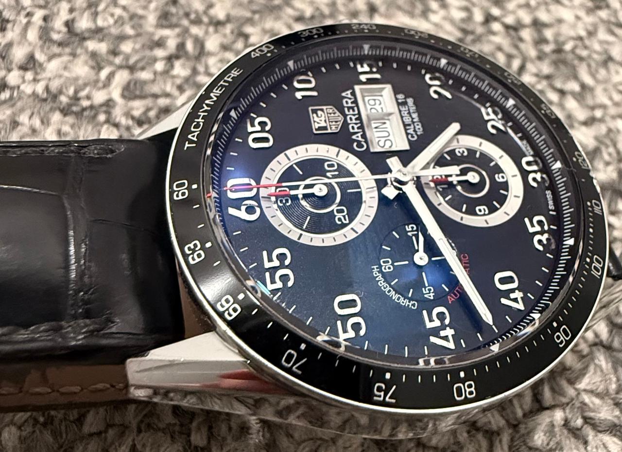 TAG Heuer Carrera Calibre 16 Includes original boxes original leather strap — photo 9
