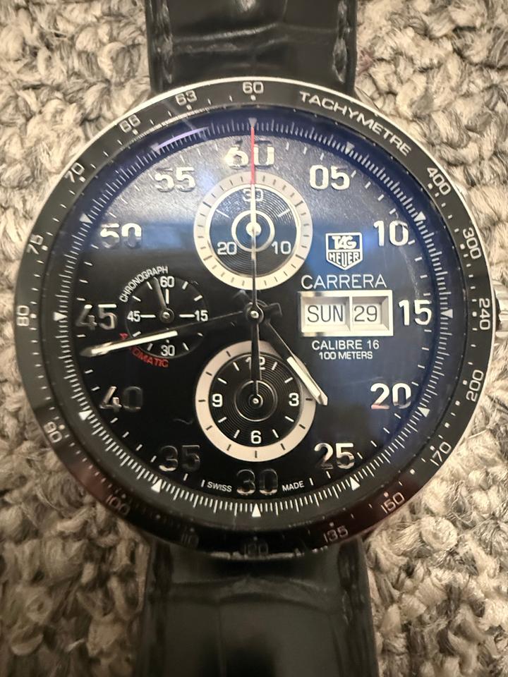 TAG Heuer Carrera Calibre 16 Includes original boxes original leather strap — photo 10